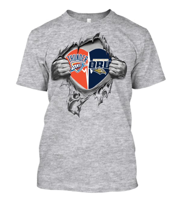 Thunder Okc Oru Golden Eagles It's In My Heart T-Shirt
