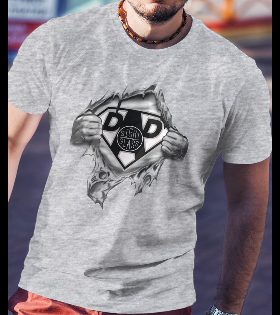 Cafe Sightglass Super Dad Logo Superman Symbol T-Shirt