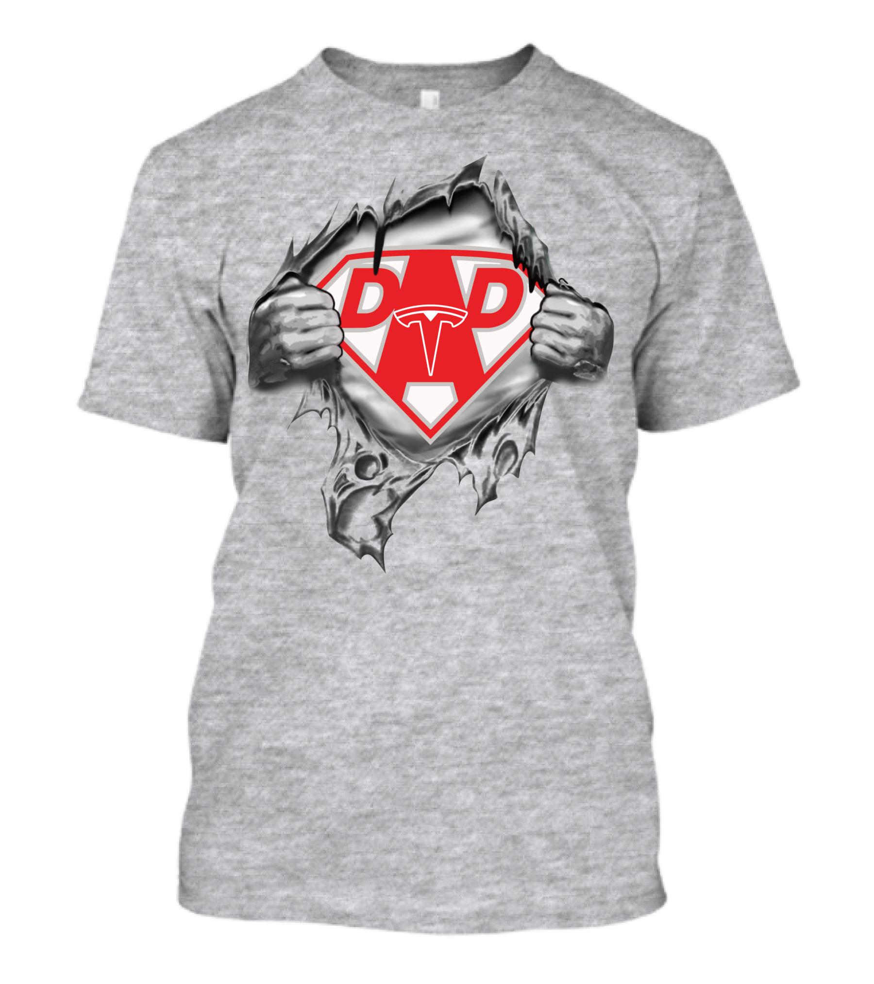 Super Dad Tesla T-Shirt