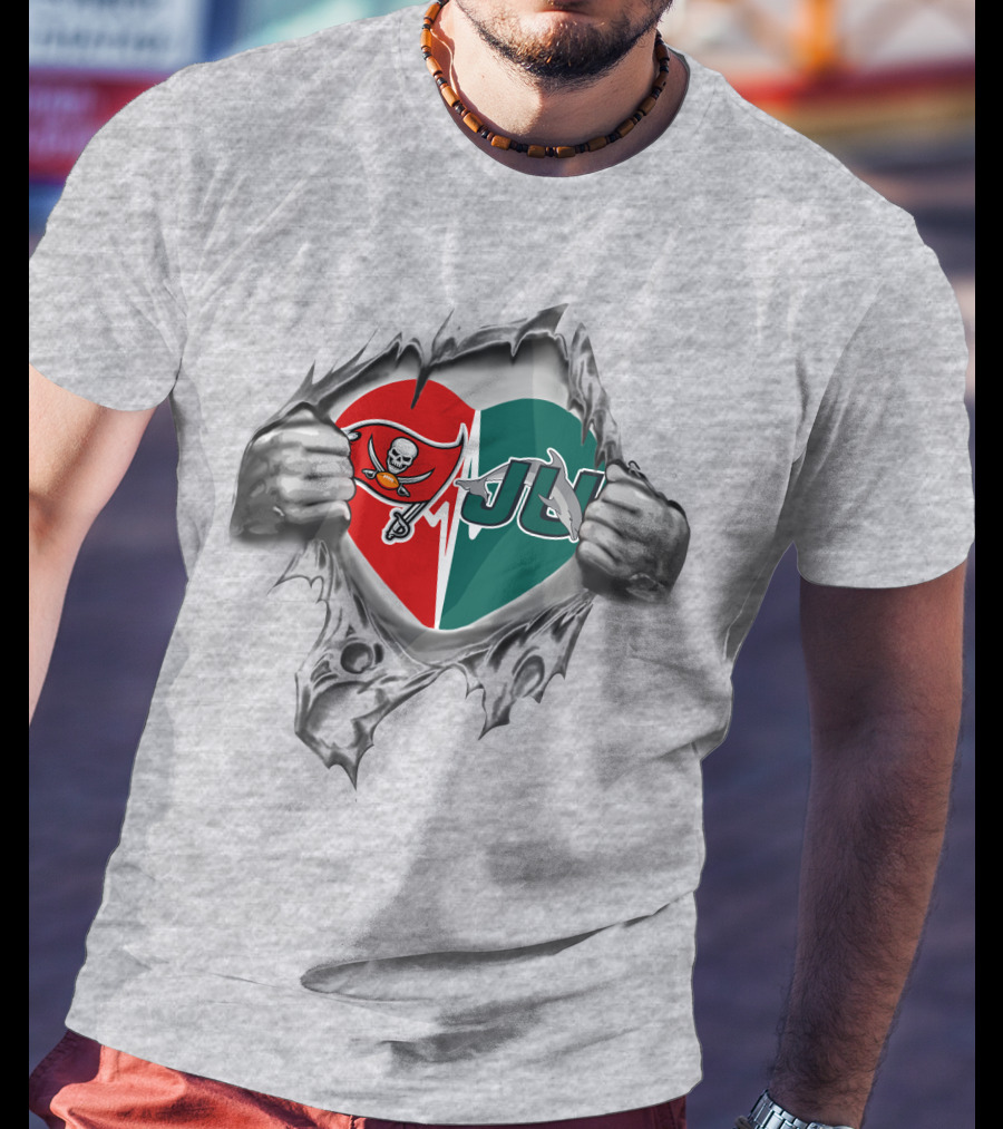Buccaneers Jacksonville In My Heart T-Shirt