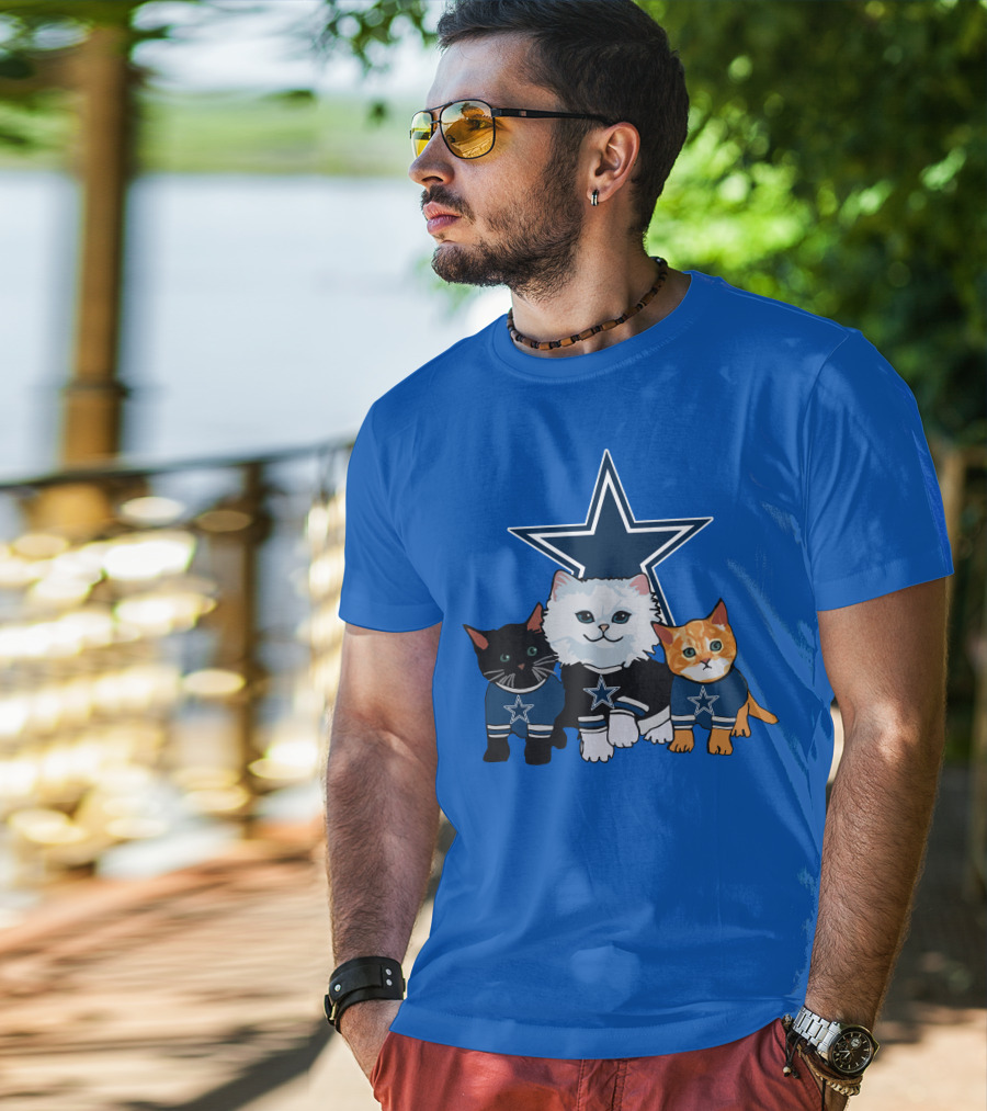 Dallas Cowboys Star Cats T-Shirt