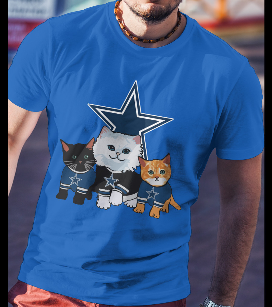 Dallas Cowboys Star Cats T-Shirt