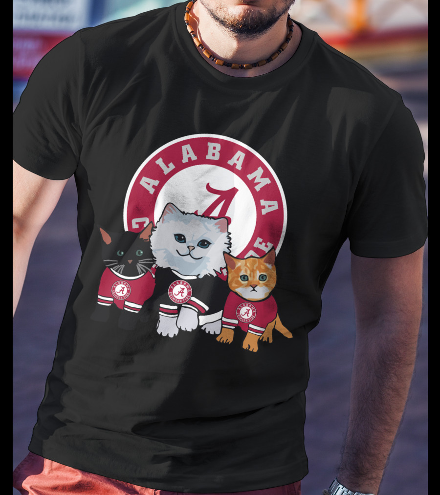 Alabama Crimson Tide Cats T-Shirt