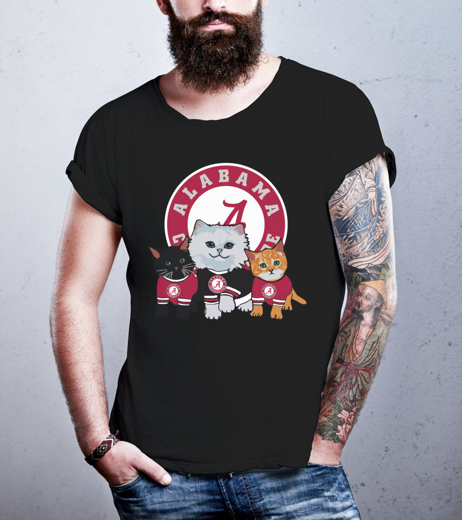 Alabama Crimson Tide Cats T-Shirt