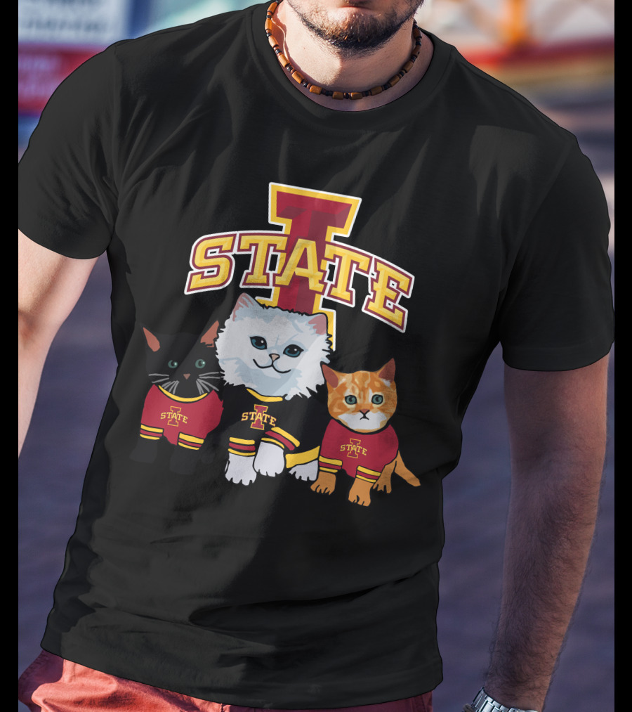 Iowa State Cyclones Cats Trio T-Shirt