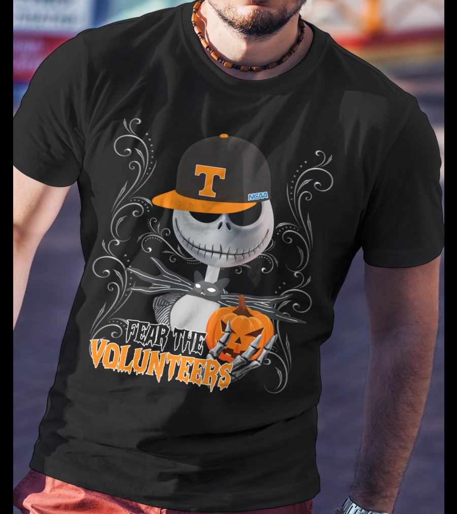 Fear The Volunteers Halloween NCAA Jack O'Lantern T-Shirt