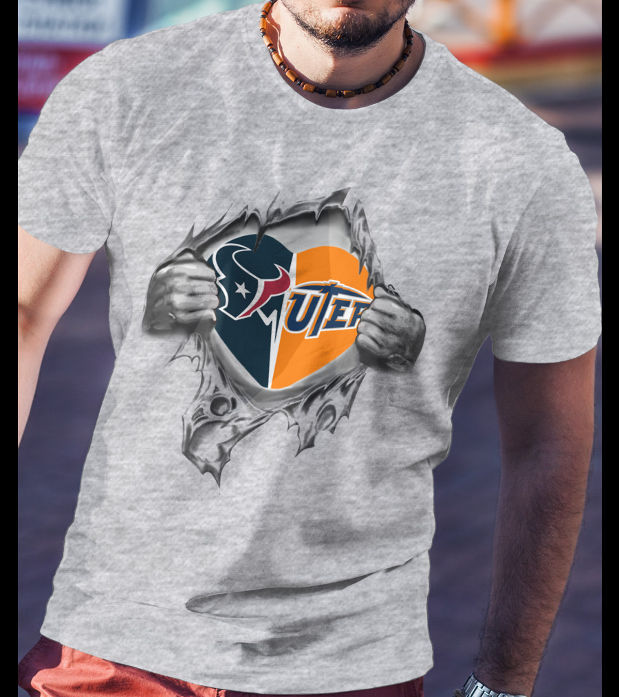 Texans El Paso Miners It's In My Heart Texans Utep Houston T-Shirt