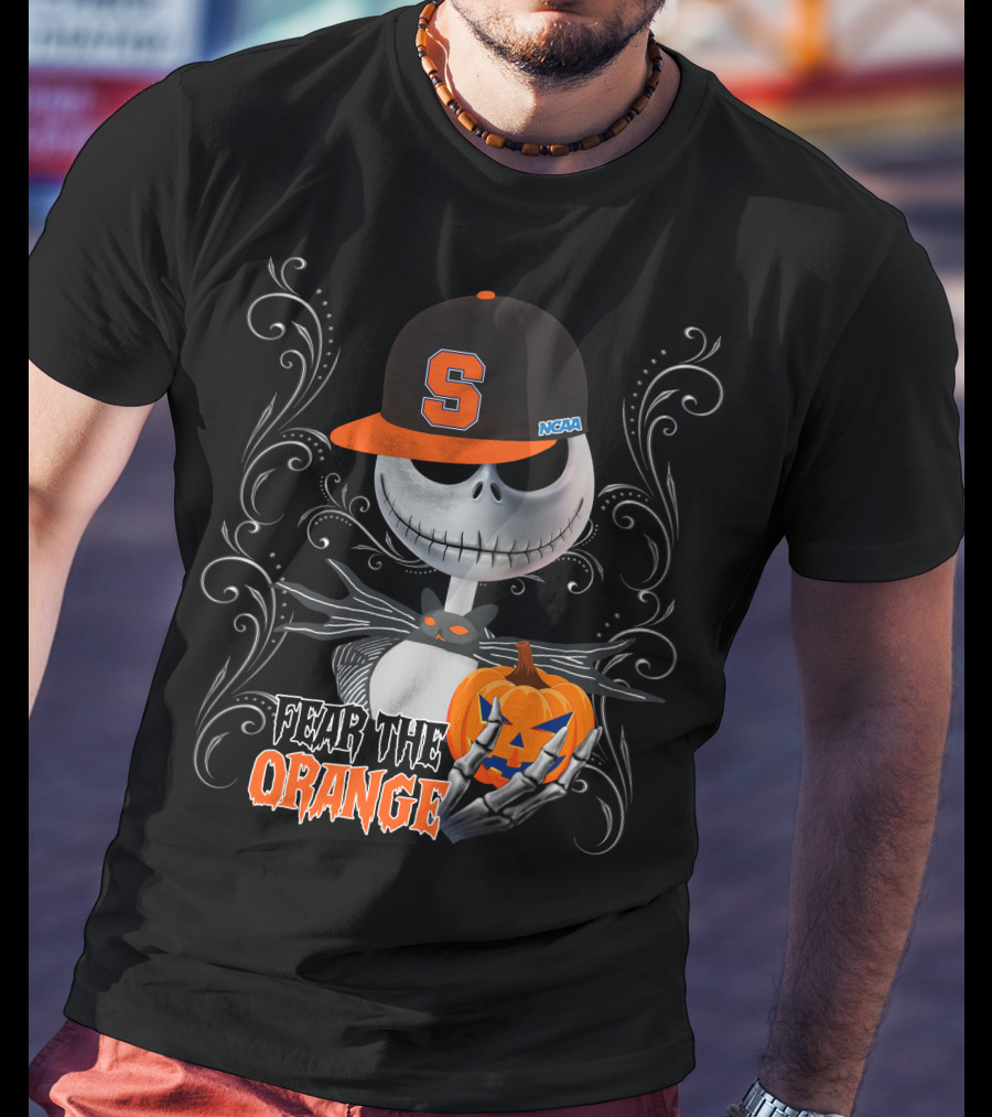Fear The Orange Syracuse NCAA Jack O' Lantern T-Shirt