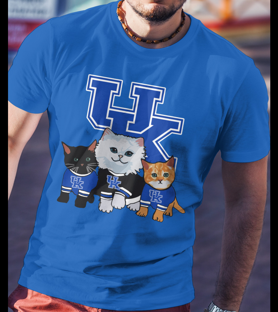 Kentucky Wildcats Cute Cats In UK Jerseys T-Shirt