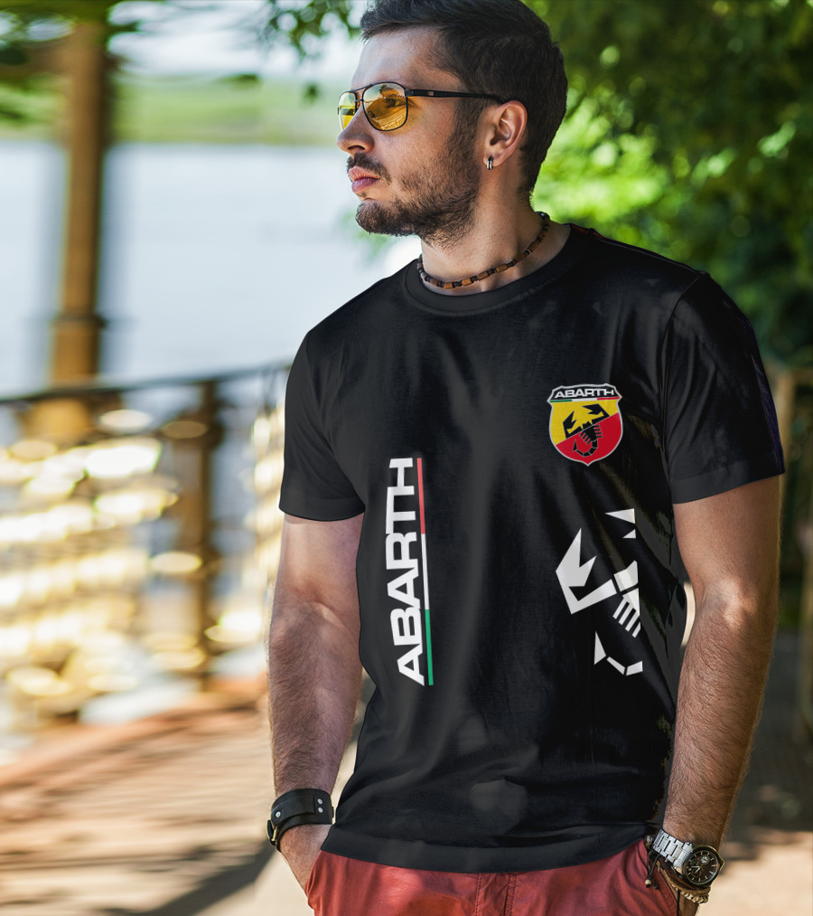 Abarth Scorpion Logo Tricolore T-Shirt