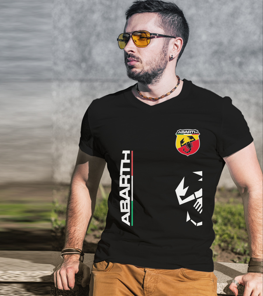 Abarth Scorpion Logo Tricolore T-Shirt