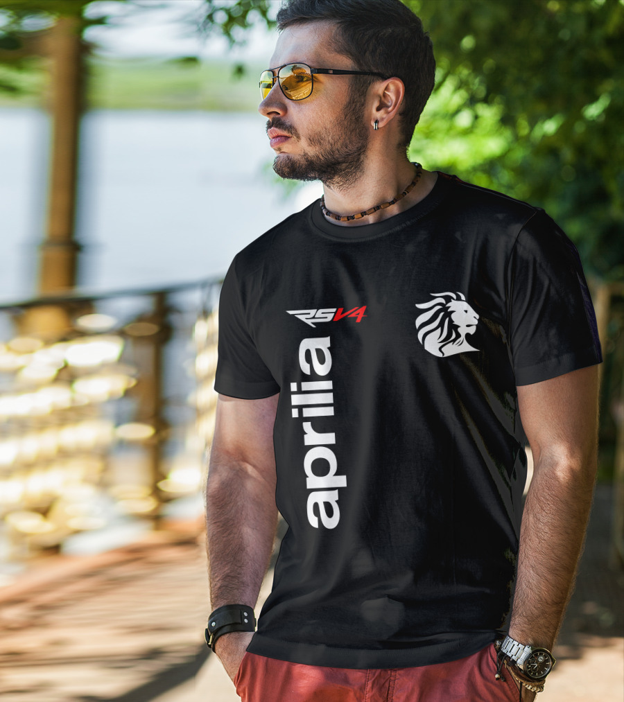 Aprilia RSV4 Lion Emblem T-Shirt