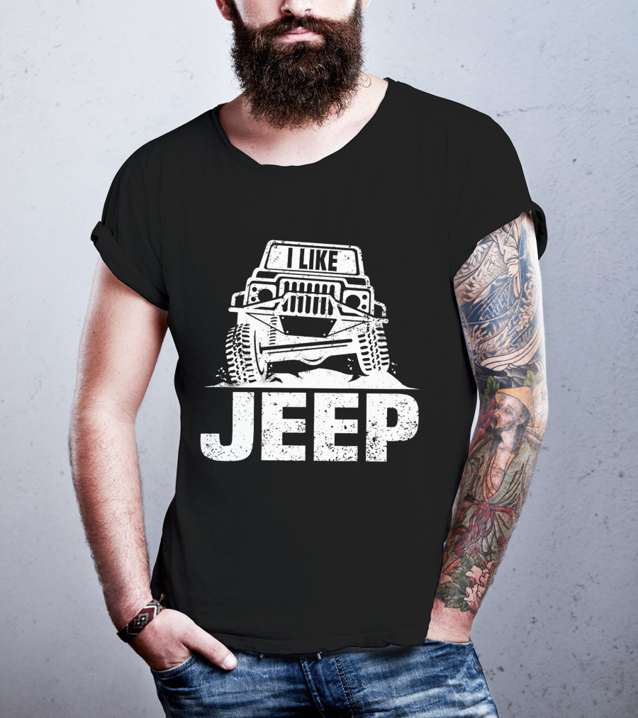 I Like JEEP Rugged Adventure 4x4 Offroad T-Shirt
