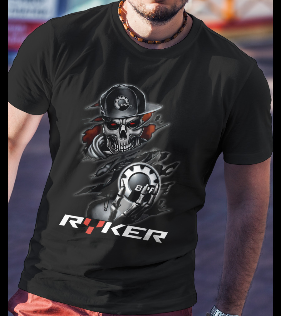 Brp Ryker Skull T-Shirt