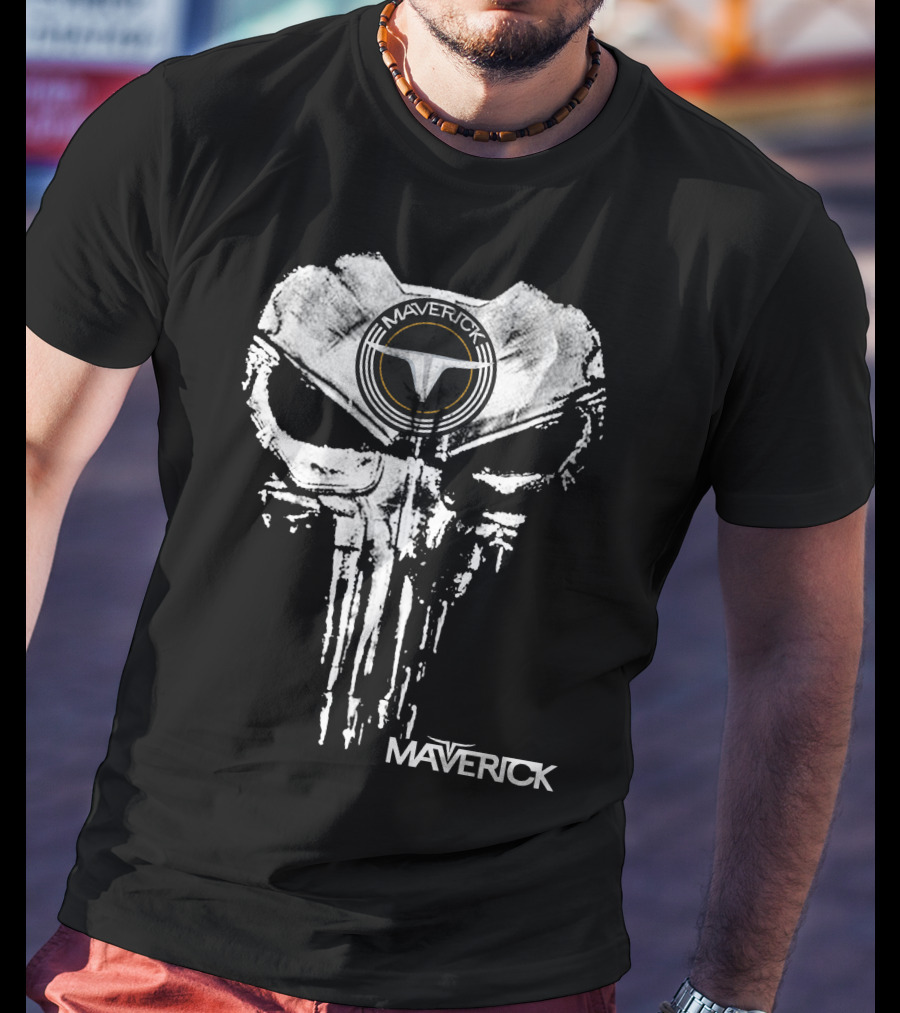 MAVERICK PUNISHER SKULL T-Shirt