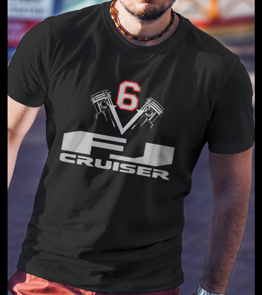 FJ CRUISER V6 Piston Engine T-Shirt