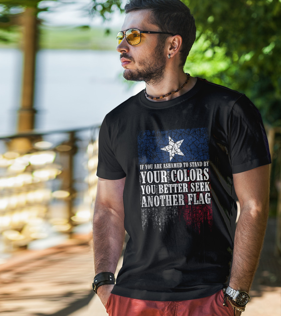 If You Are Ashamed To Stand By Your Colors You Better Seek Another Flag T-Shirt