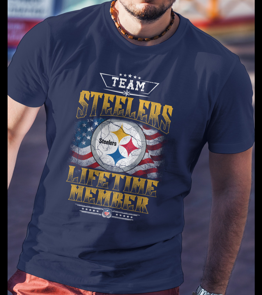 Team Steelers Lifetime Member T-Shirt