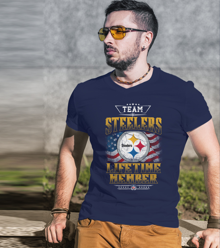 Team Steelers Lifetime Member T-Shirt