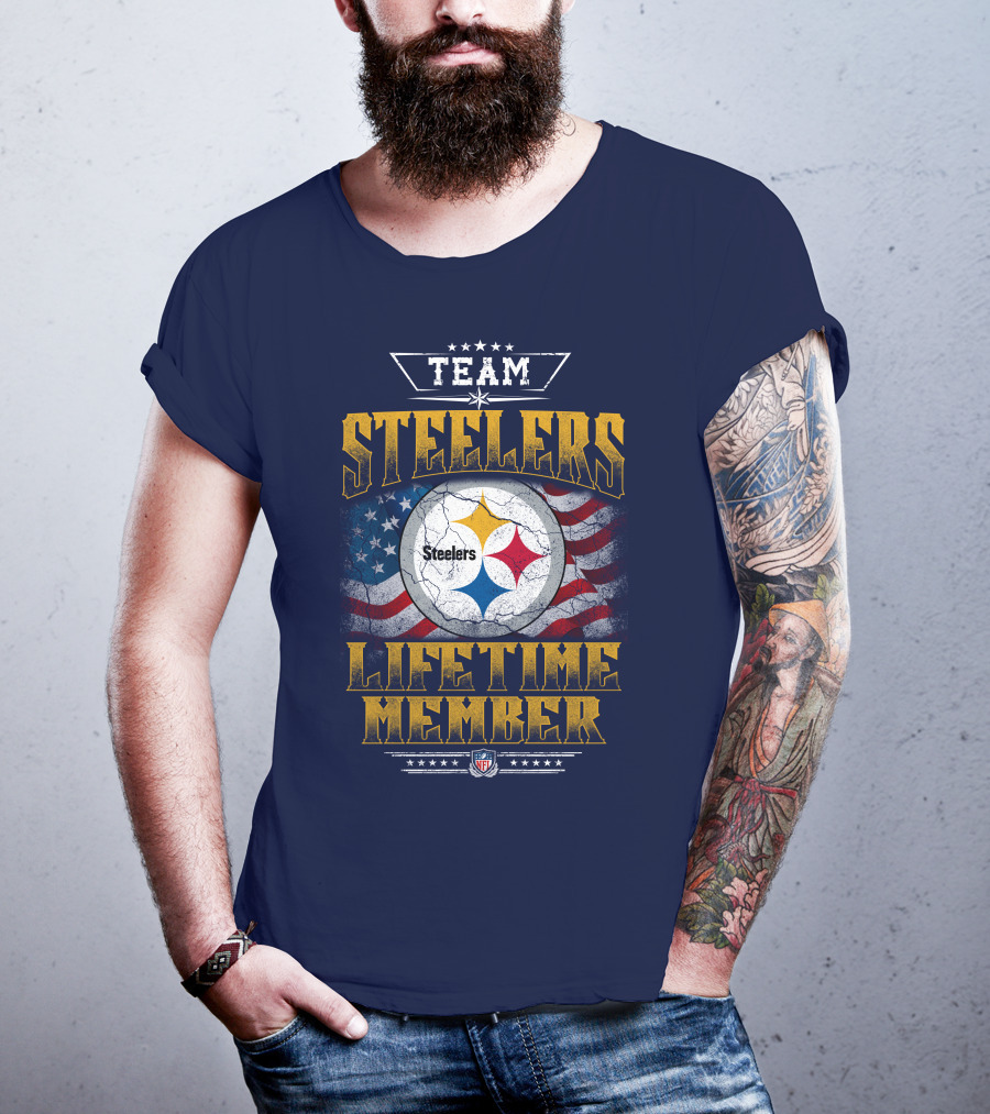 Team Steelers Lifetime Member T-Shirt