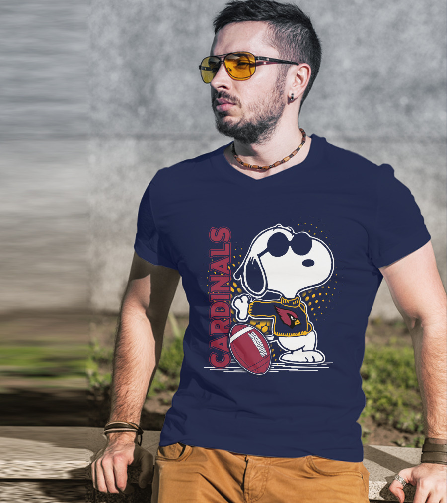 Cardinals Snoopy Arizona Football T-Shirt