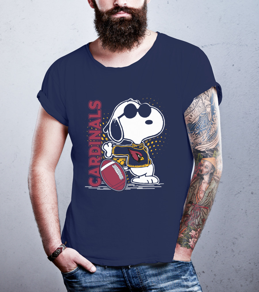 Cardinals Snoopy Arizona Football T-Shirt
