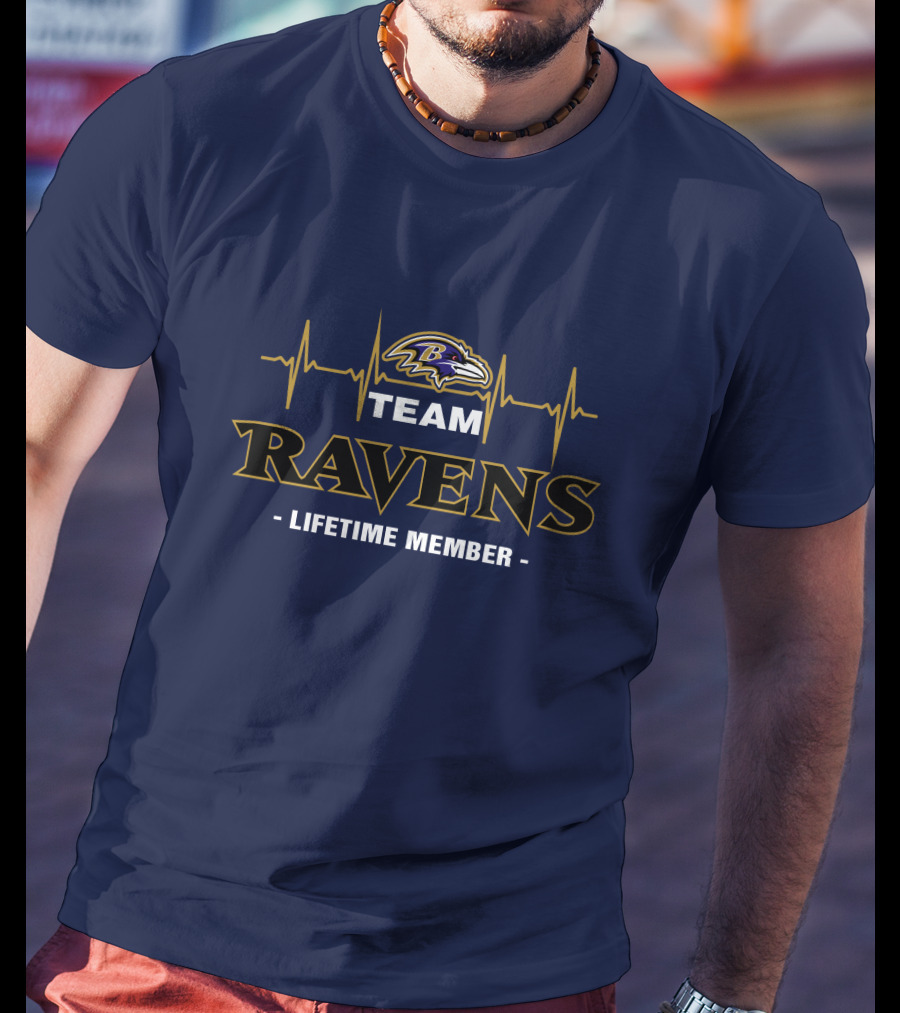 Team Ravens Lifetime Member Baltimore Ravens T-Shirt