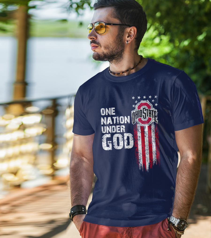 Ohio State Buckeyes One Nation Under God T-Shirt