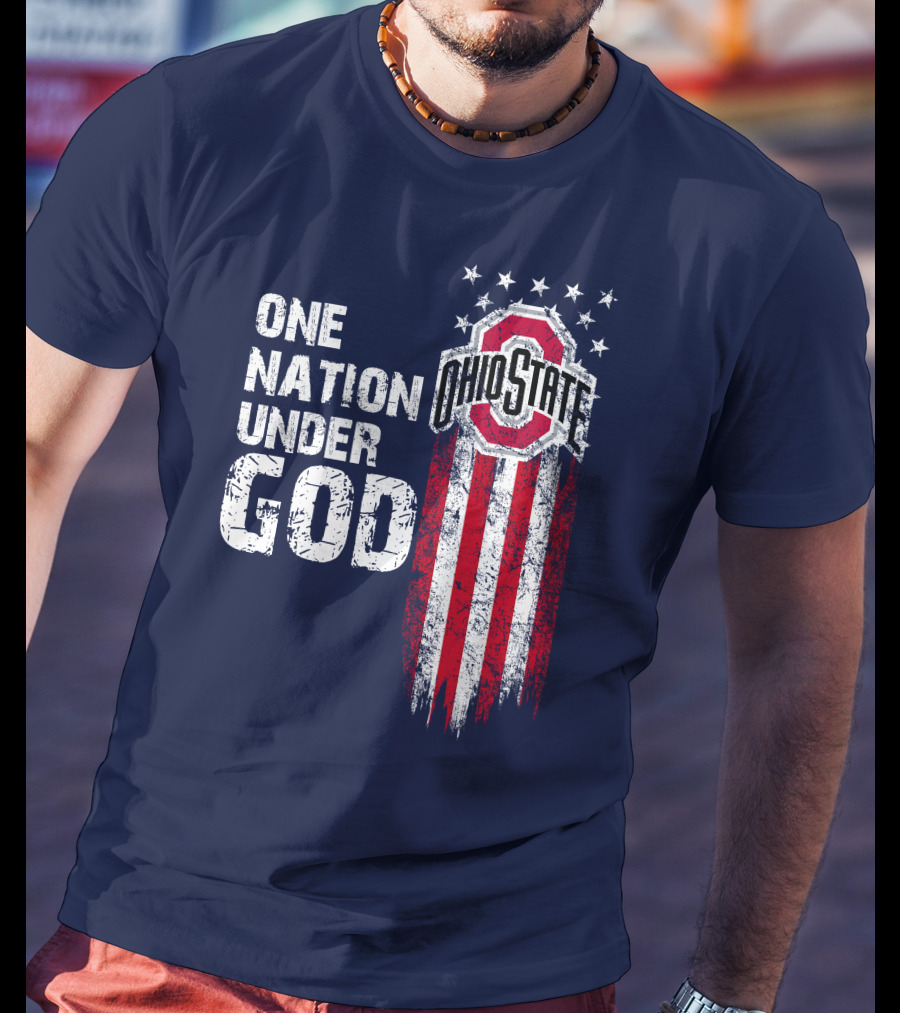 Ohio State Buckeyes One Nation Under God T-Shirt