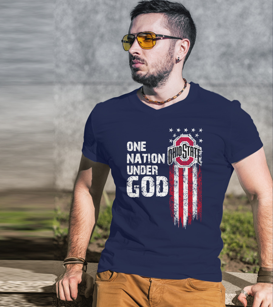 Ohio State Buckeyes One Nation Under God T-Shirt