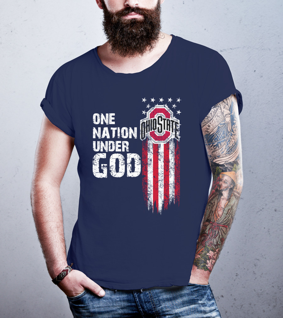 Ohio State Buckeyes One Nation Under God T-Shirt