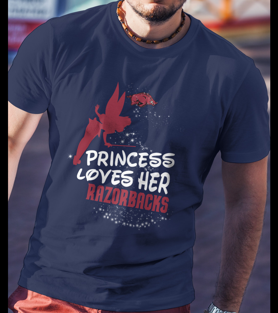 Princess Loves Her Arkansas Razorbacks T-Shirt