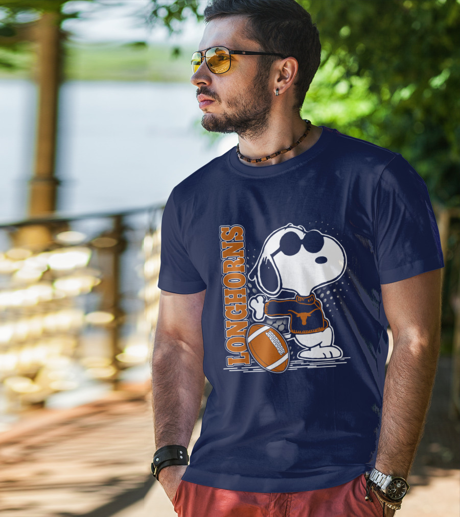 Longhorns Football Snoopy T-Shirt