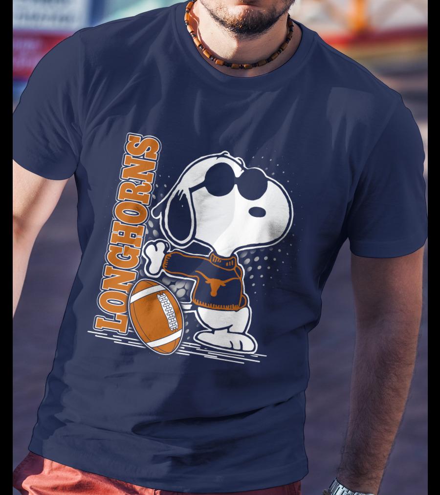 Longhorns Football Snoopy T-Shirt
