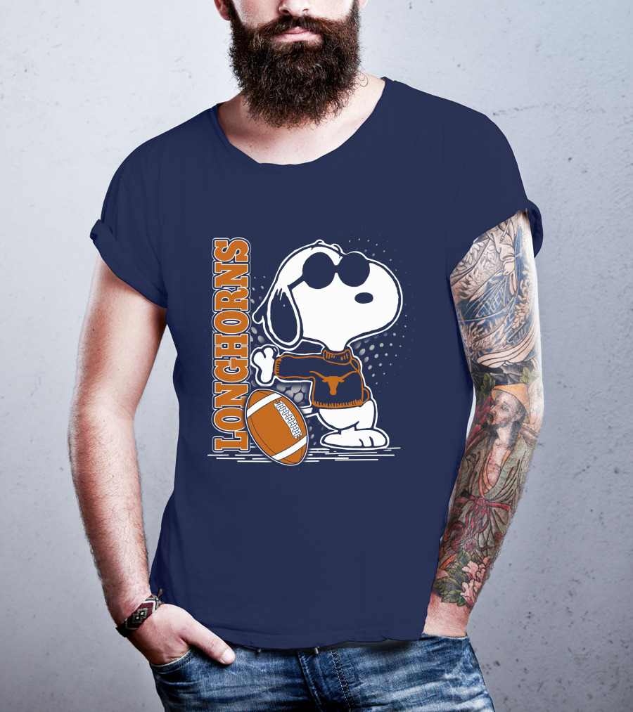 Longhorns Football Snoopy T-Shirt