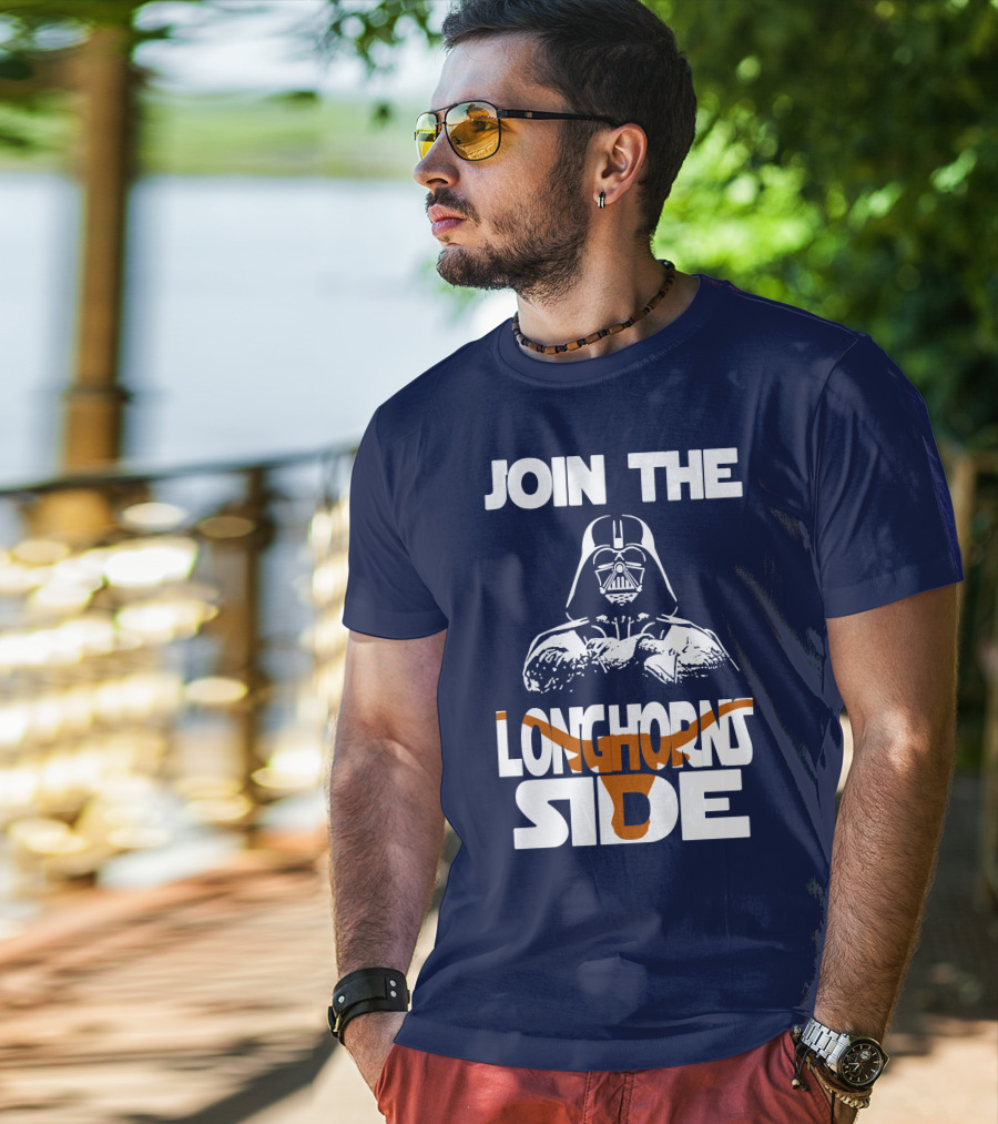 Join The Longhorns Side T-Shirt