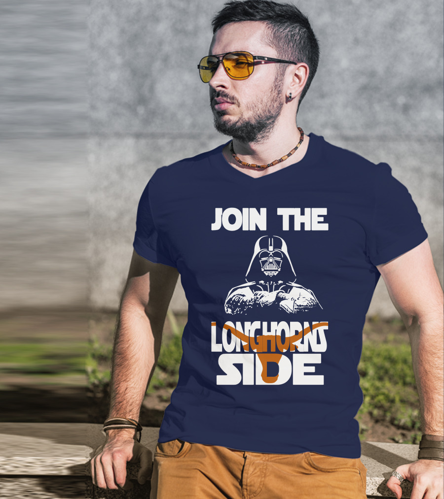 Join The Longhorns Side T-Shirt