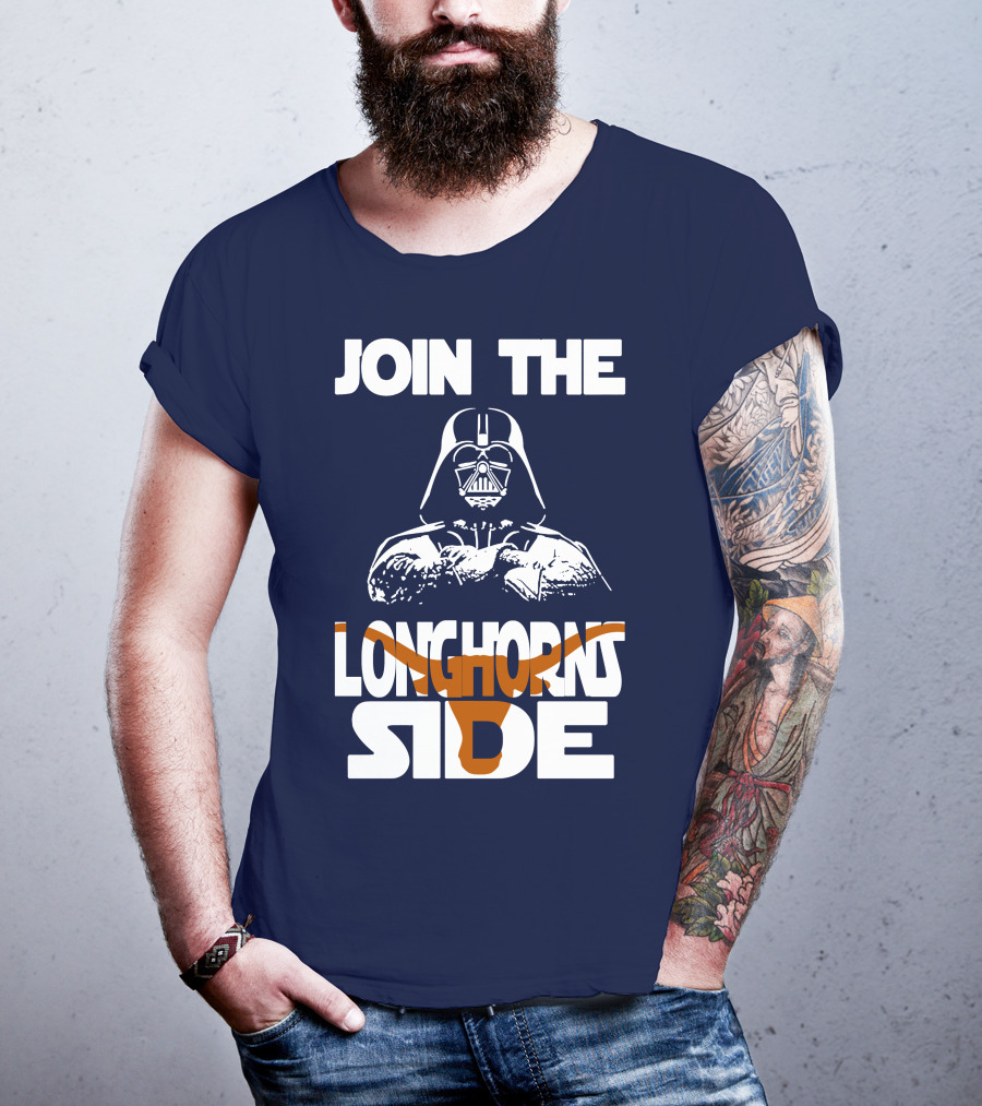 Join The Longhorns Side T-Shirt