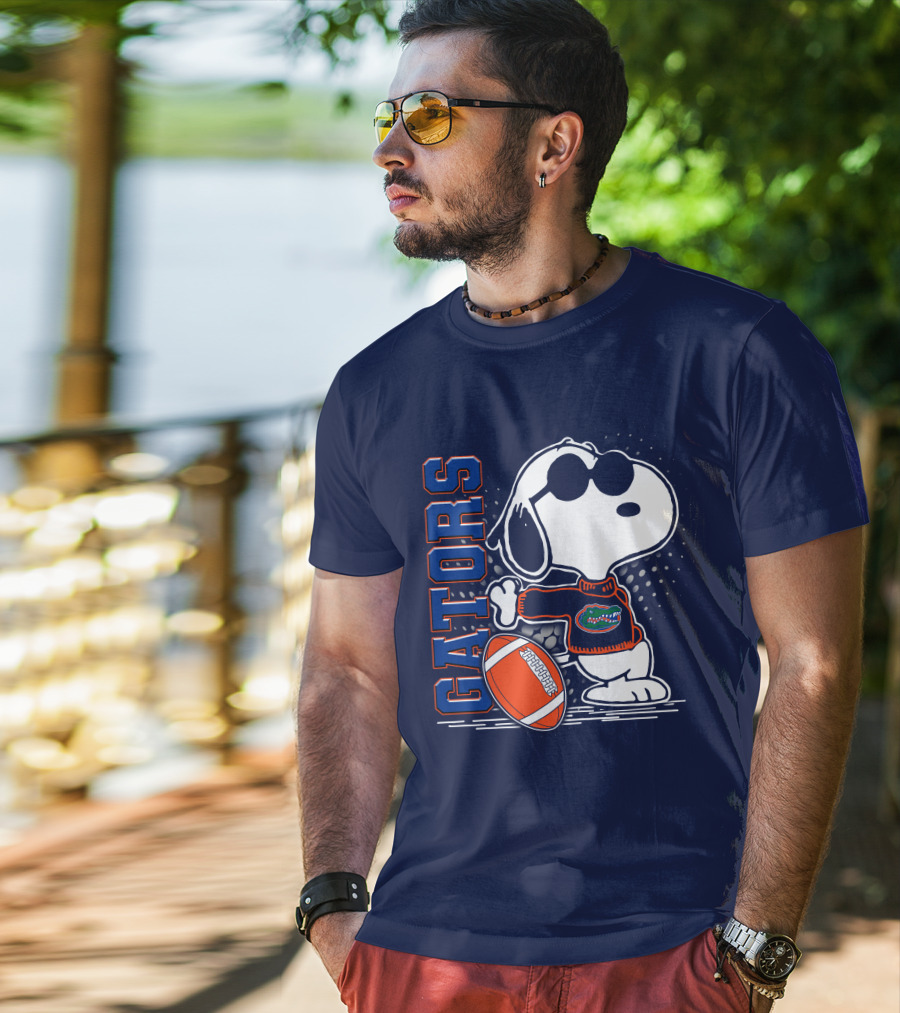 Gators Snoopy Football Florida T-Shirt
