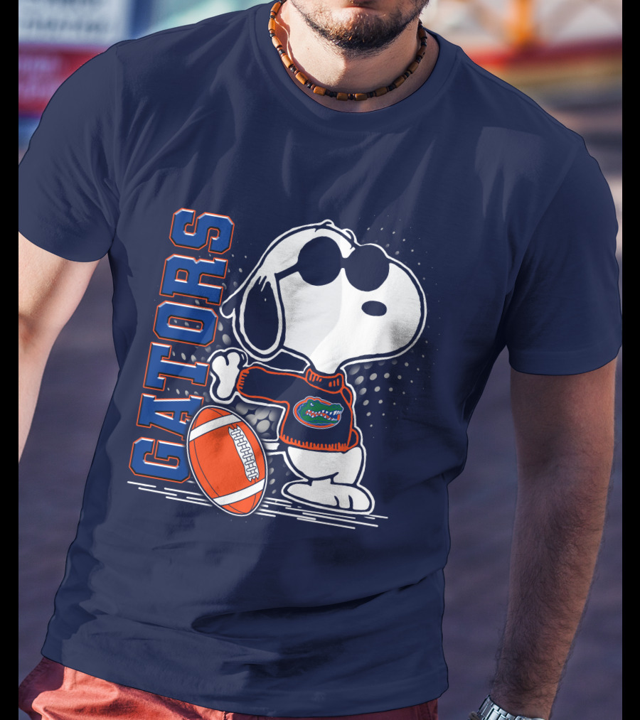 Gators Snoopy Football Florida T-Shirt