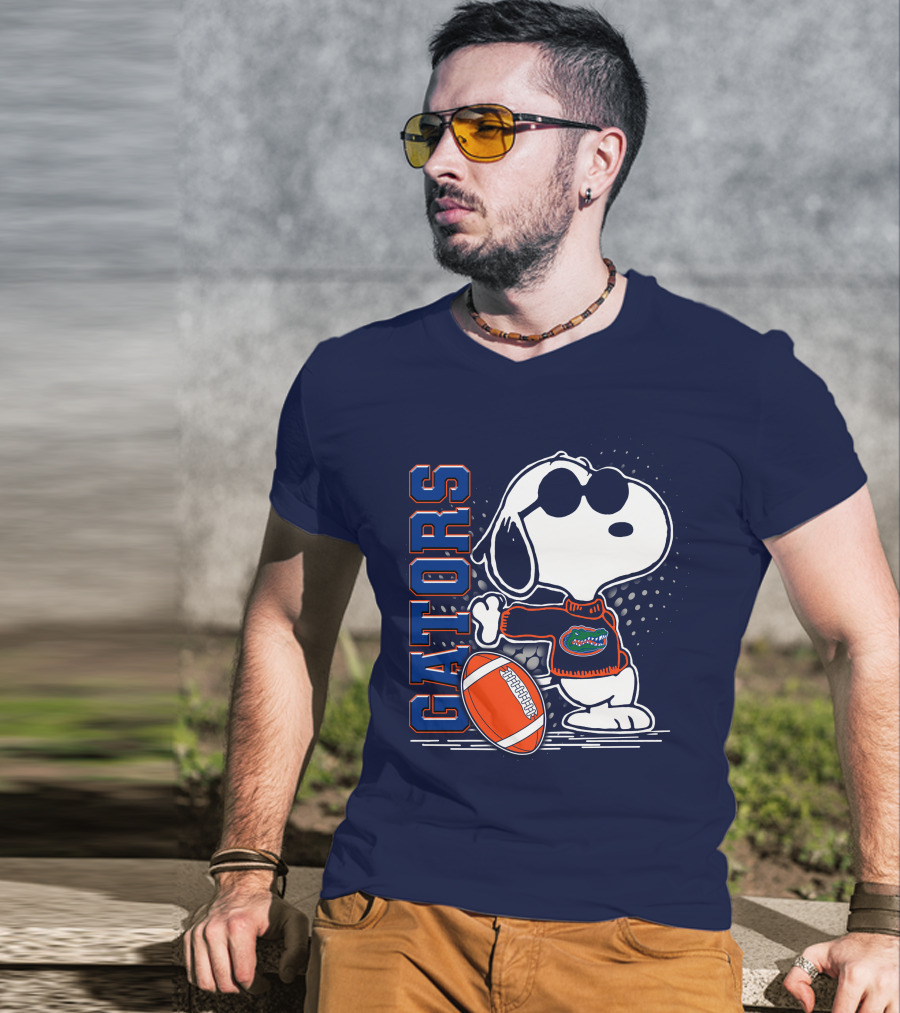 Gators Snoopy Football Florida T-Shirt