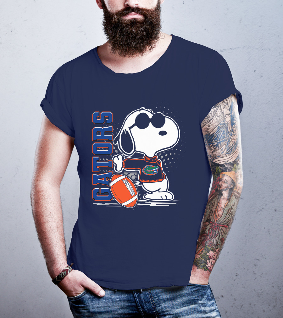 Gators Snoopy Football Florida T-Shirt