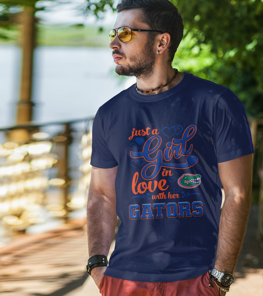 Just A Girl In Love With Her Florida Gators T-Shirt