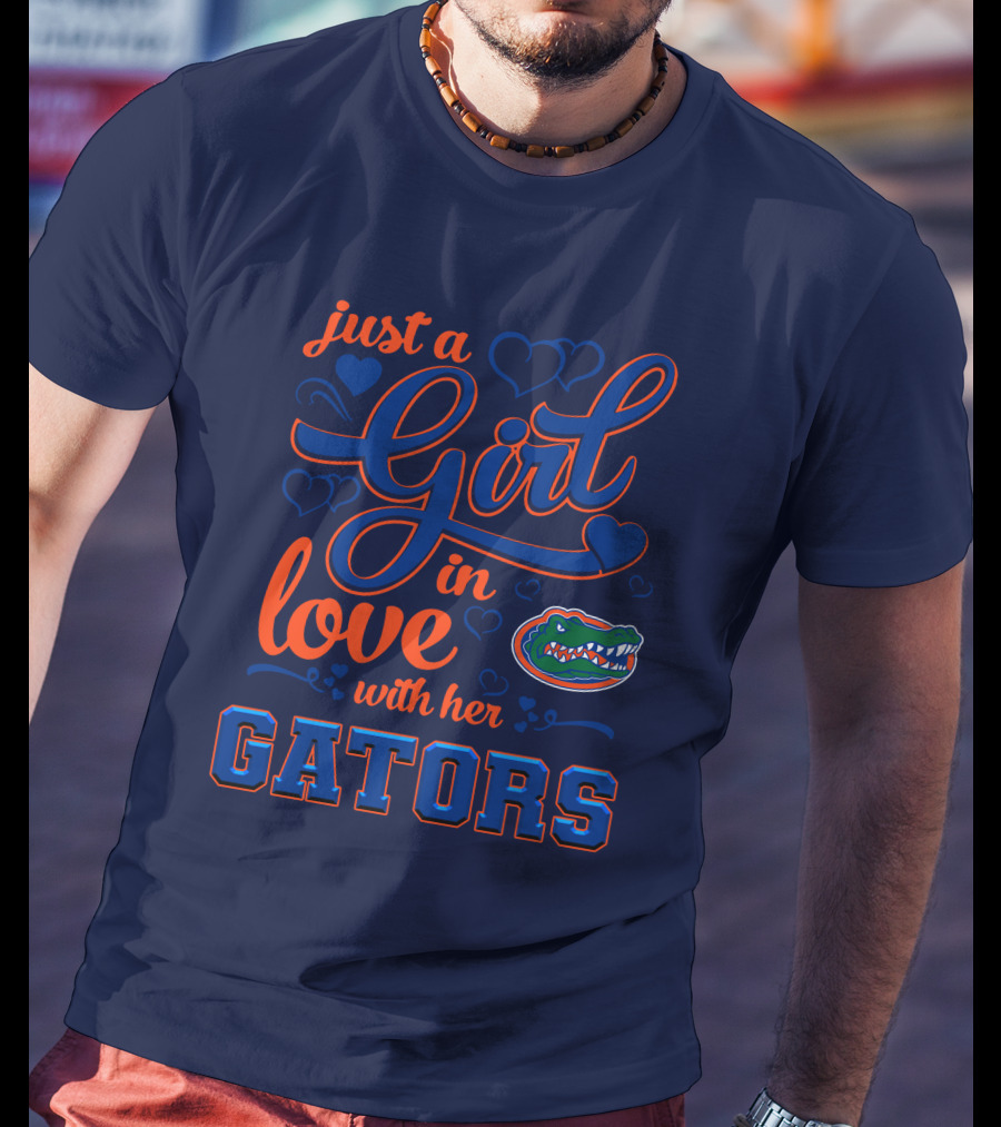 Just A Girl In Love With Her Florida Gators T-Shirt