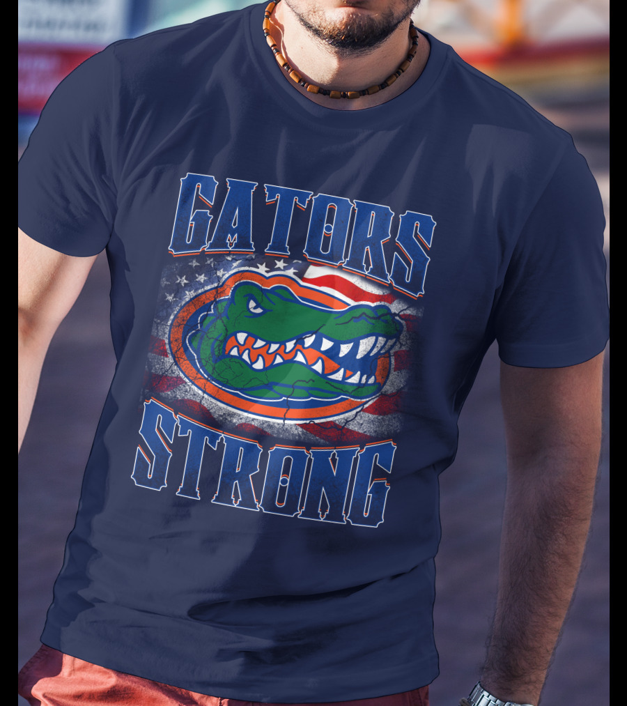 Florida Gators Strong American Flag T-Shirt