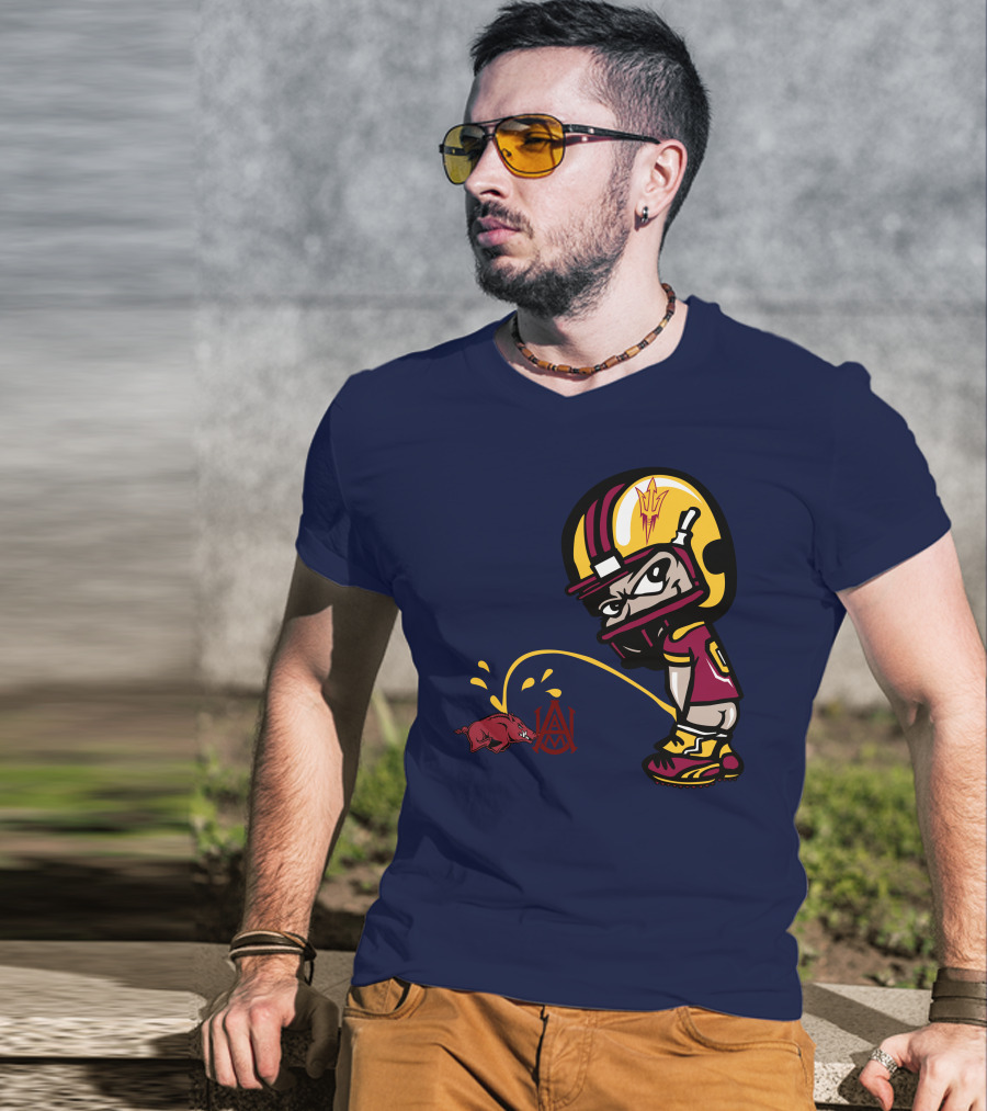 Arizona State Sun Devils Rivalry Game With Arkansas Razorbacks T-Shirt