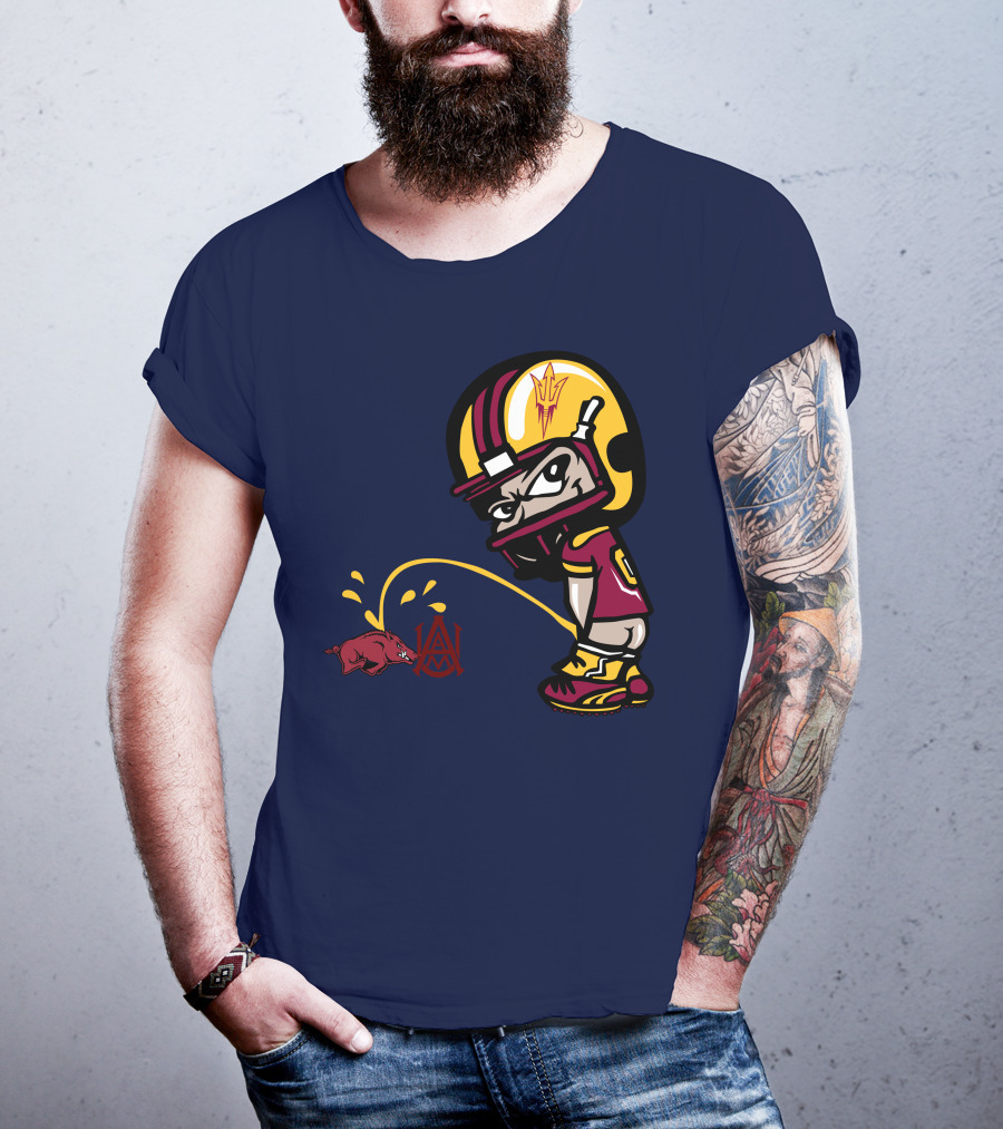Arizona State Sun Devils Rivalry Game With Arkansas Razorbacks T-Shirt