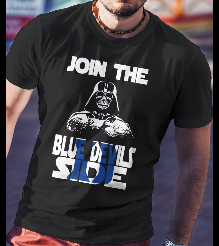 Join The Blue Devils Side T-Shirt
