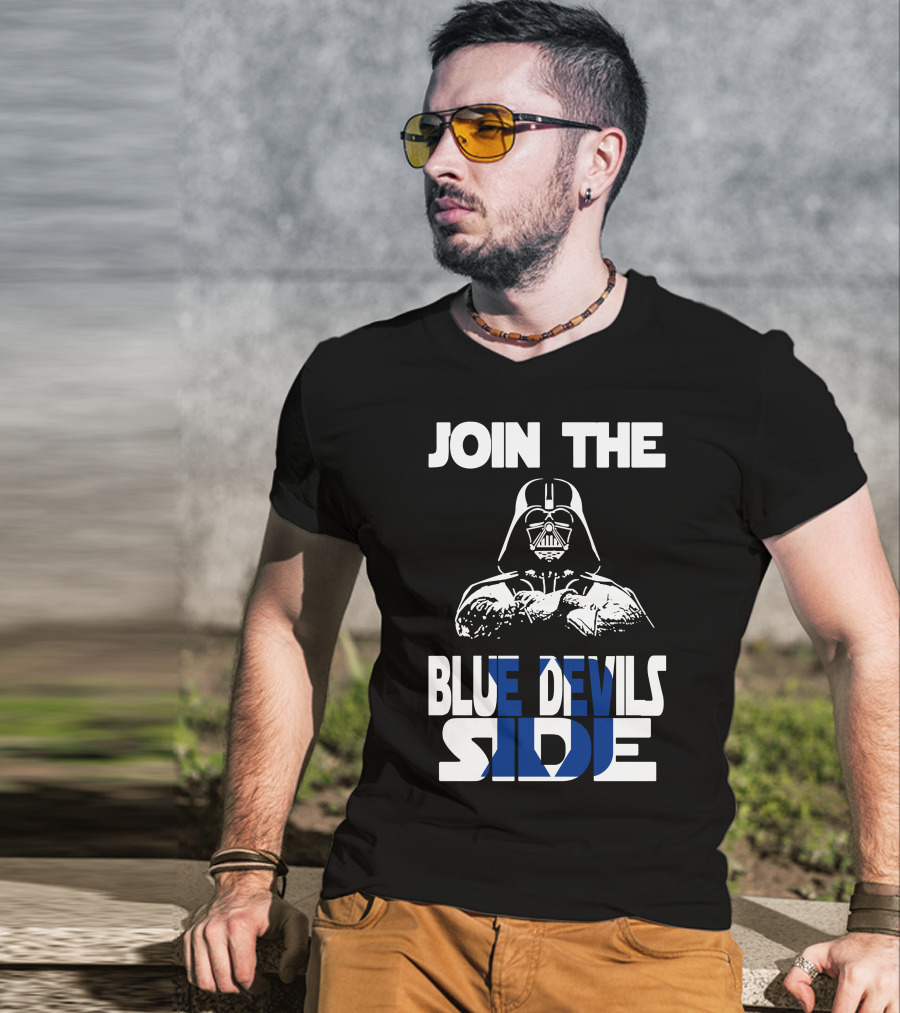 Join The Blue Devils Side T-Shirt