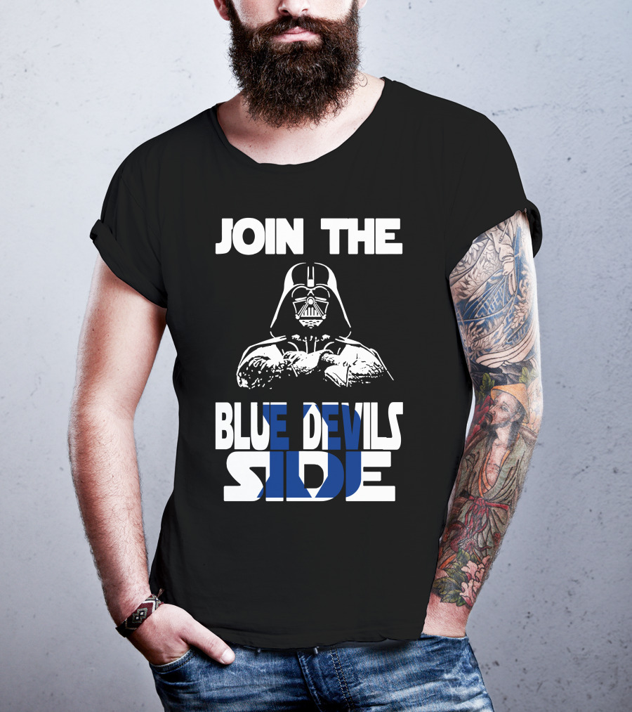 Join The Blue Devils Side T-Shirt